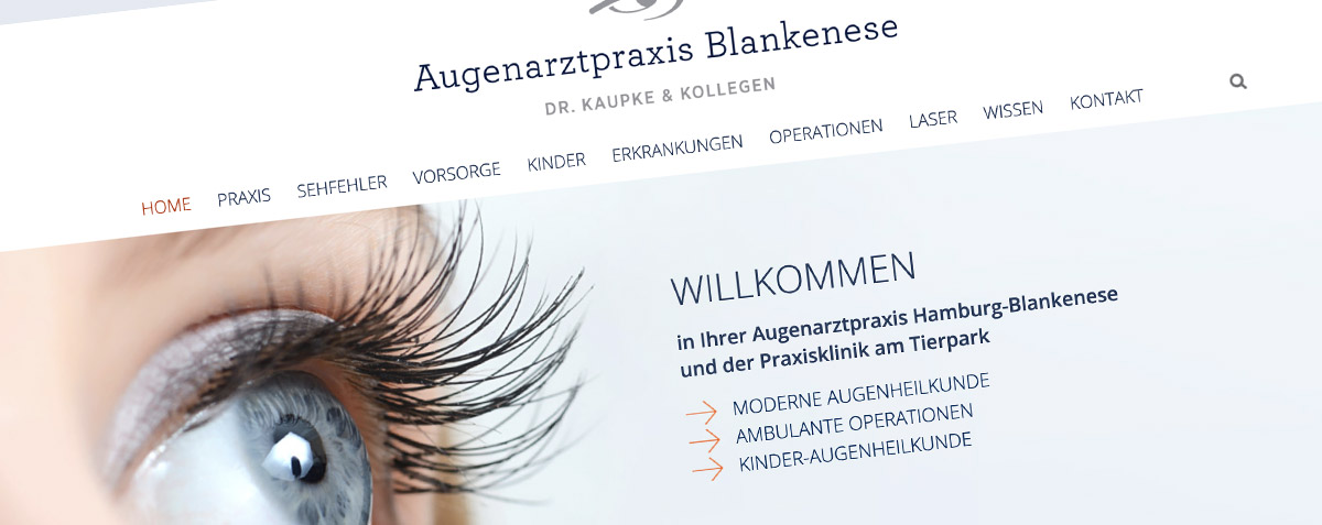 Referenz - Augenarztpraxis Blankenese